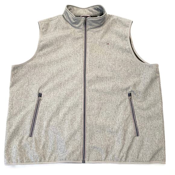 Tommy Hilfiger Mens Gray Vest
3XL Water & Wind Resistant
Breathable Zip Closure - Picture 1 of 12
